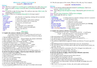 Bài tập Luyện thi Đại học môn Tiếng Anh - Lesson 79+80 - Thấm Tâm Vy
